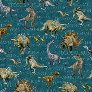 Northcott-Stonehenge Prehistoric World-Teal Multi #24743-68 – Kraft Village