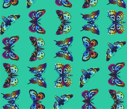 Free Spirit-Tula Pink-Butterfly Hugs-Lagoon #PWTP171.LAGOON