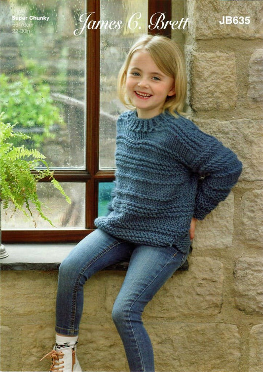 James C Brett - Sweater Knit Pattern