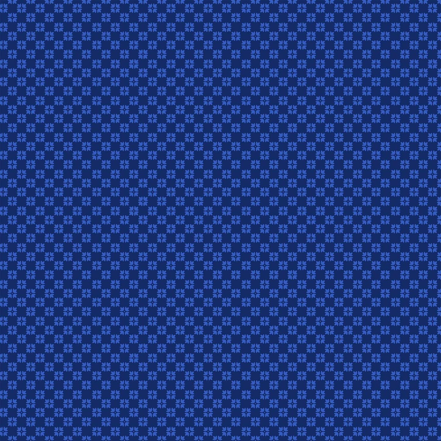 Figo Fabrics-Hampton Court-Petals-Navy