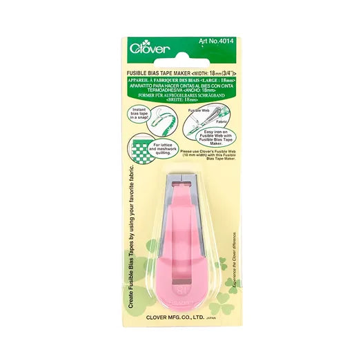 Clover - Fusible Bias Tape Maker - Width 18mm (3/4”)