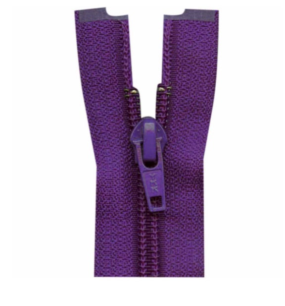 Costumakers-One Way Separable-Purple-Zipper (45cm)