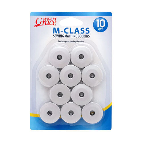 Made By Grace-M-Class-Longarm Sewing Machine Bobbins (10) #LAB-01