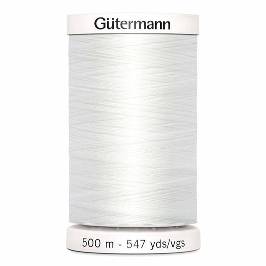 Gütermann-Polyester Thread-500m/547y-Nu White #20