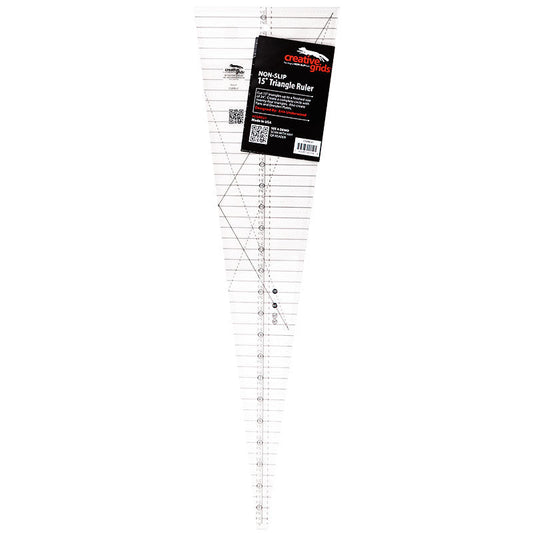 Creative Grids - Non Slip 15° Triangle Ruler