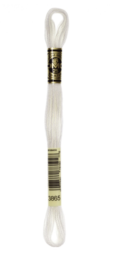 DMC-Six Strand Embroidery Floss-3865-8m/8.7y #3865