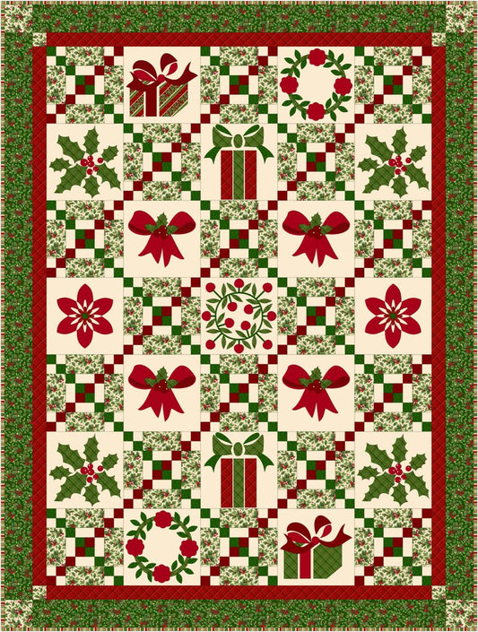 Designs For Divas-Holiday Traditions-Lap Quilt-Pattern
