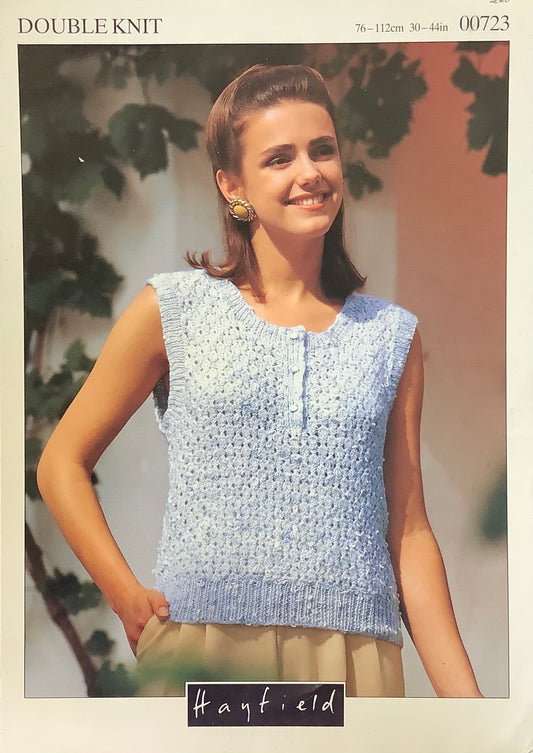 Hayfield - Lacy Top Knit Pattern