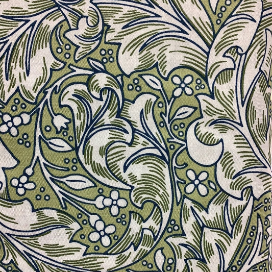 Free Spirit-William Morris-Bachelor’s Button-Green