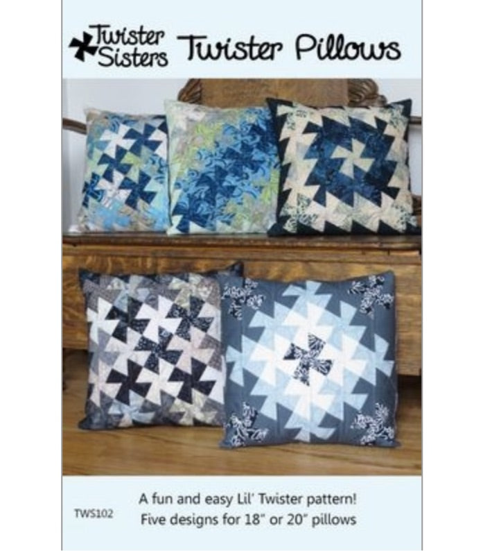 Twister Sisters - Twister Pillows - Pillow Pattern