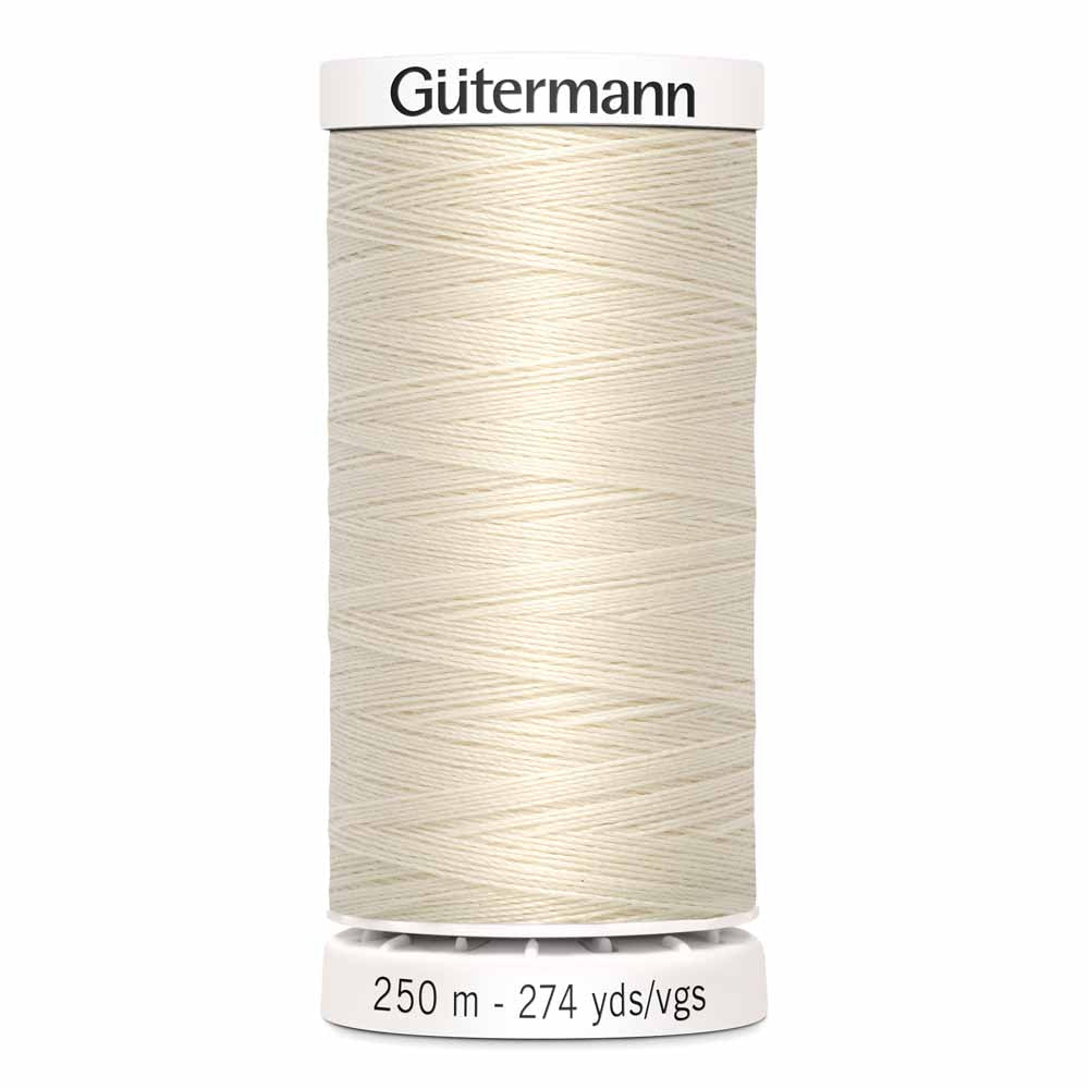 Gütermann-Polyester Thread-250m/274y-Eggshell #22