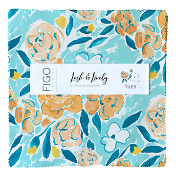 Figo Fabrics-Lush & Lively-10” Stacker-42 Squares-10” x 10” Squares #TLUSHL42-10