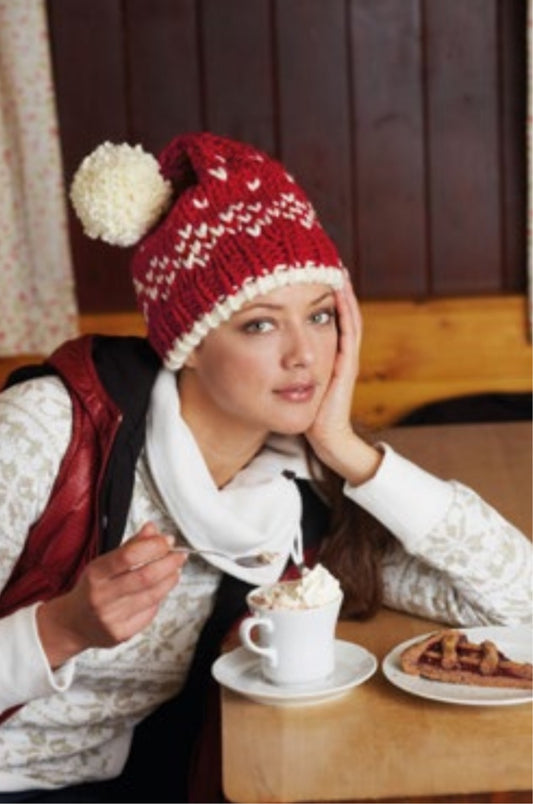 Schachenmayr Original - Hat with Jacquard Pattern Knit Pattern