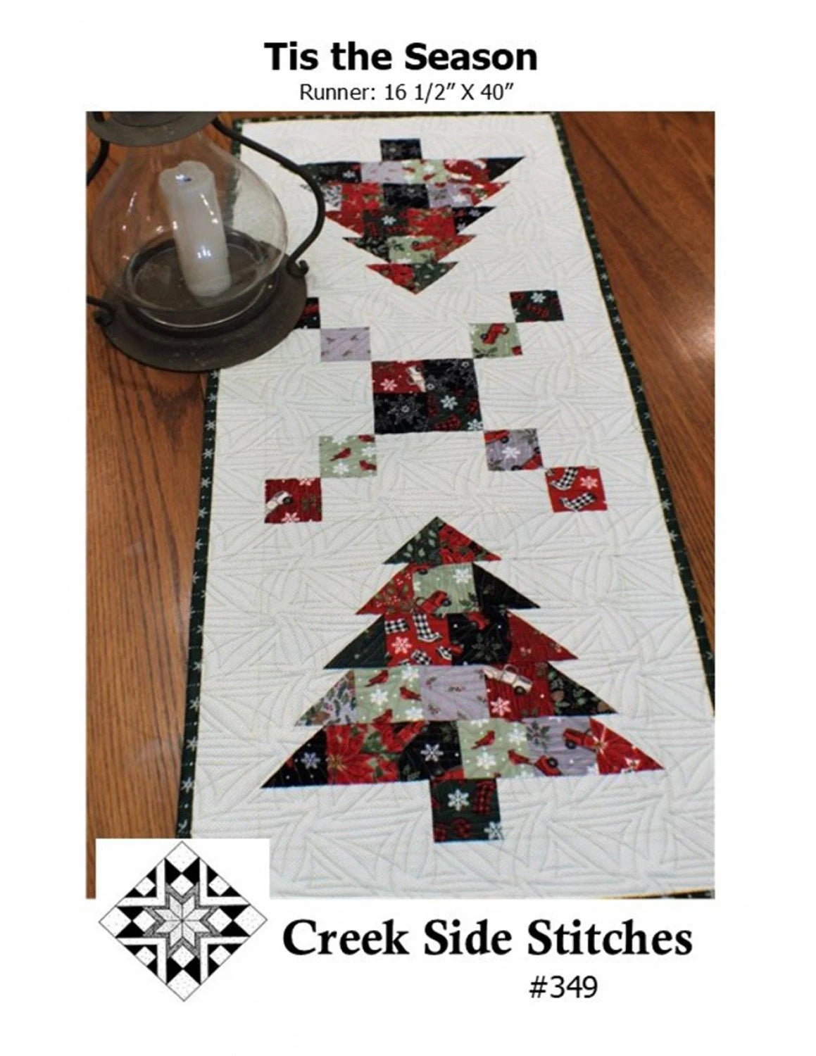 Creek Side Stitches-Tis The Season-Runner-Pattern #349