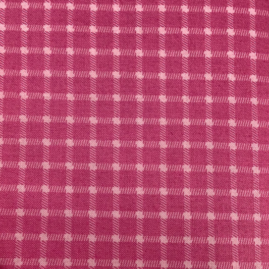 Northcott-Dreamland Pink Check