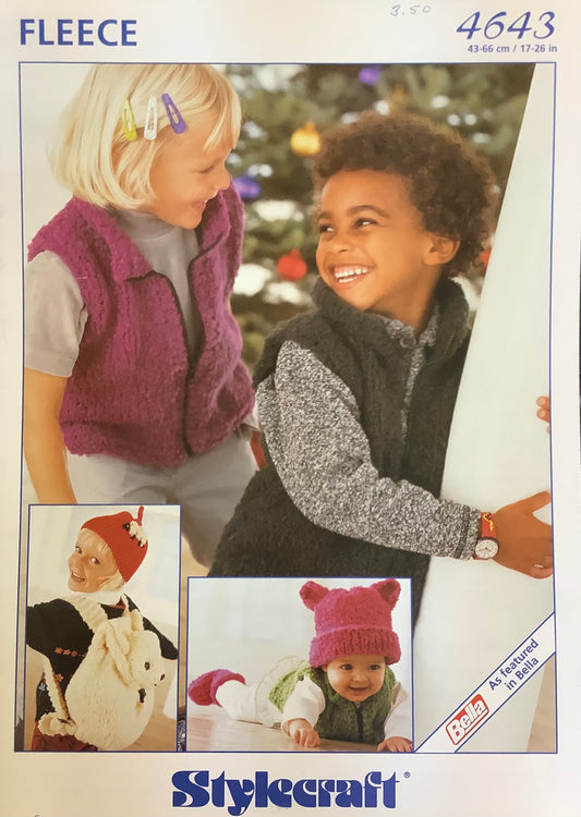 Stylecraft - Gilet, Hat, Boots and Bag Knit Pattern