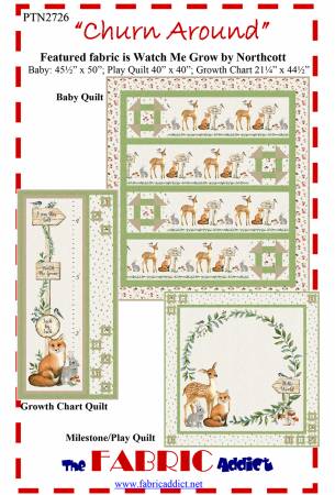 The Fabric Addict-Churn Around-Milestone/Play Quilt Pattern