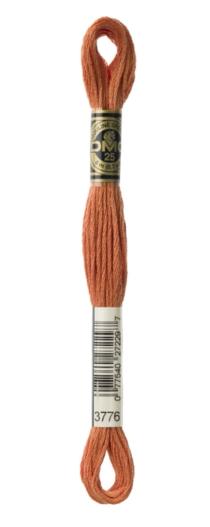 DMC-Six Strand Embroidery Floss-3776-8m/8.7y #3776