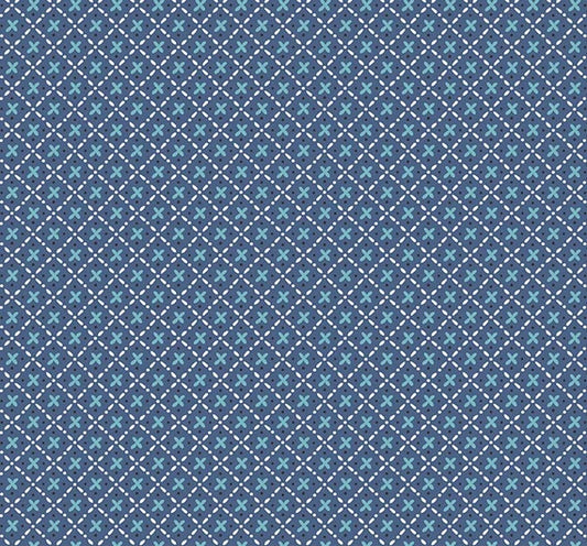 Riley Blake Designs-Bee Plaids-Denim