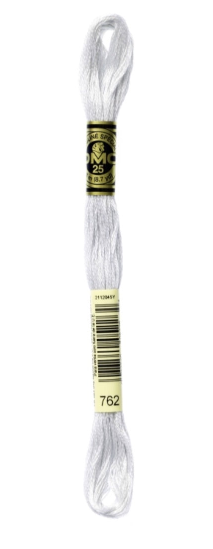 DMC-Six Strand Embroidery Floss-762-8m/8.7y #762