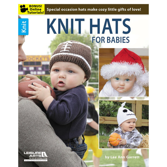Leisure Arts - Knit Hats for Babies Knit Pattern Book