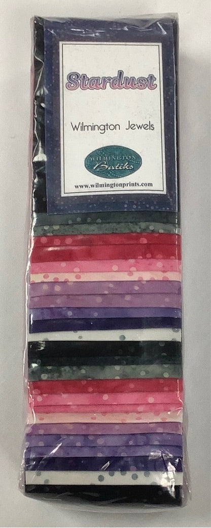 Wilmington Jewels-Wilmington Batiks-Stardust-Jelly Roll-24 Strips-2.5” x 44” Strips