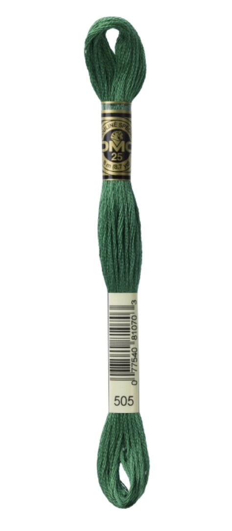 DMC-Six Strand Embroidery Floss-505-8m/8.7y