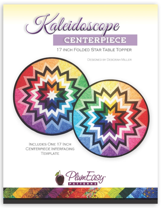 PlumEasy Patterns-Kaleidoscope Centerpiece-Quilt Pattern #PEP-127