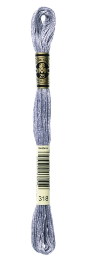 DMC-Six Strand Embroidery Floss-318-8m/8.7y #318