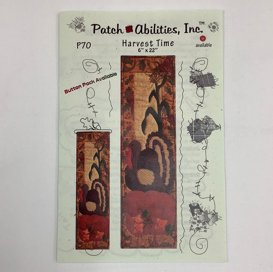 Patch Abilities Inc - Harvest Time Wall Hanging Pattern