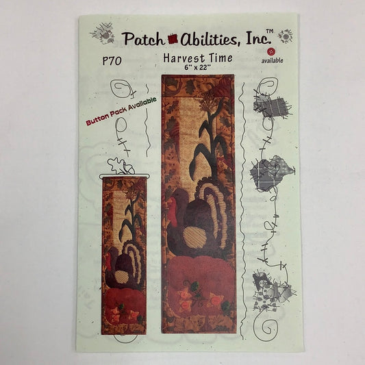 Patch Abilities Inc - Harvest Time Wall Hanging Pattern