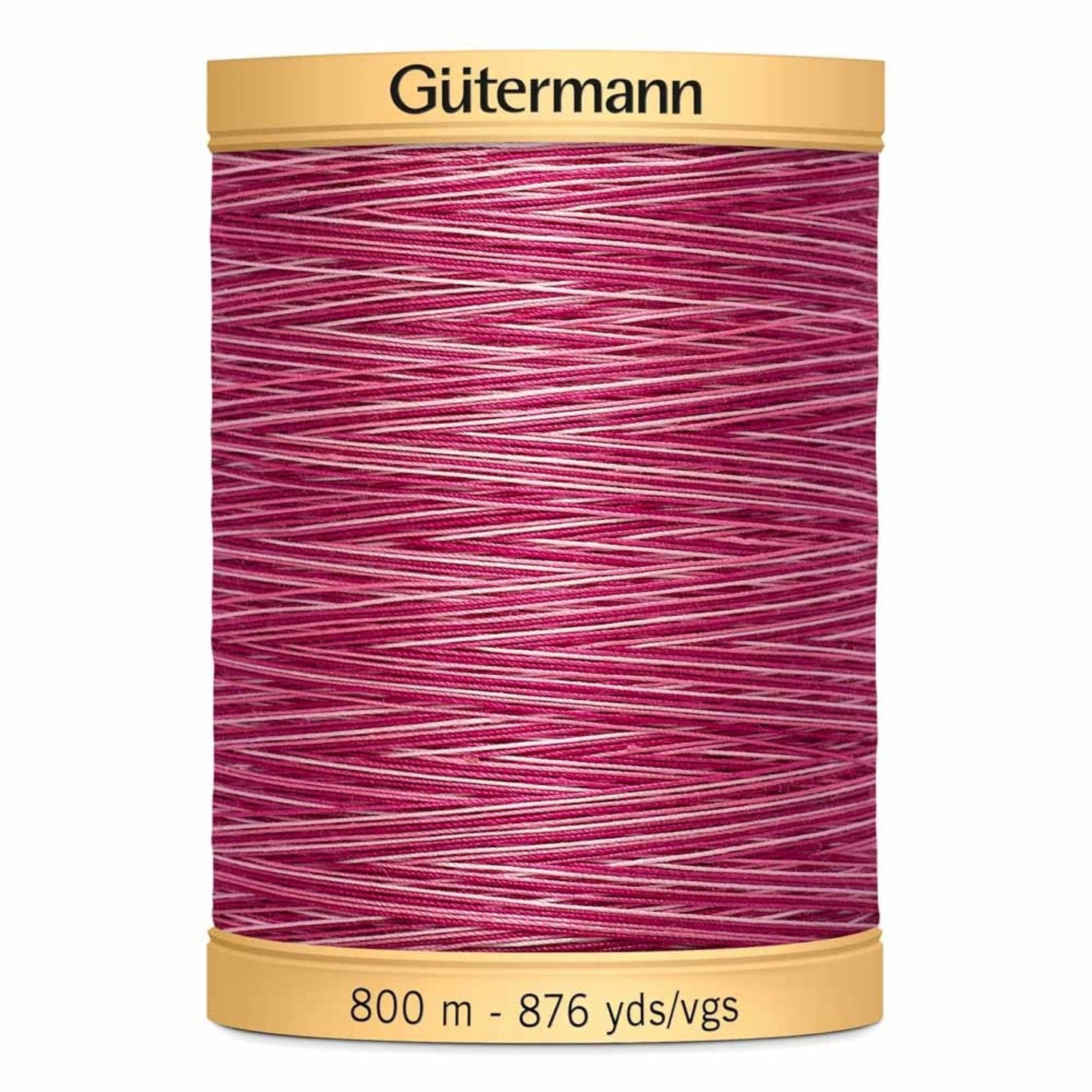 Gütermann-100% Cotton Variegated Thread-800m/876y-Plum Berry #9969