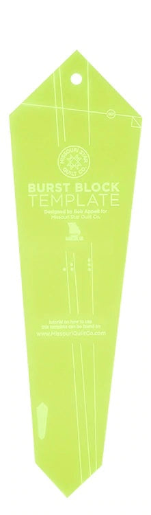 Missouri Star Quilt Co.-Burst Block Template For 10” Squares