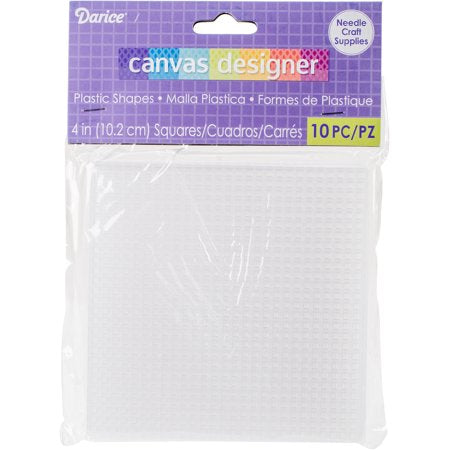 Darice-Canvas Designer-Plastic Shapes-Squares #33019