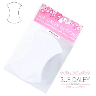 Sue Daley Designs - Paper Pieces - 2” Apple Core - 100 Pieces
