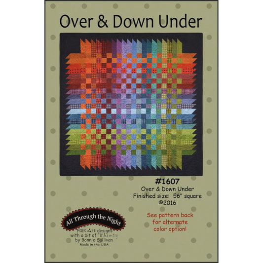 All Through The Night-Over & Down Under-Quilt Pattern #1607