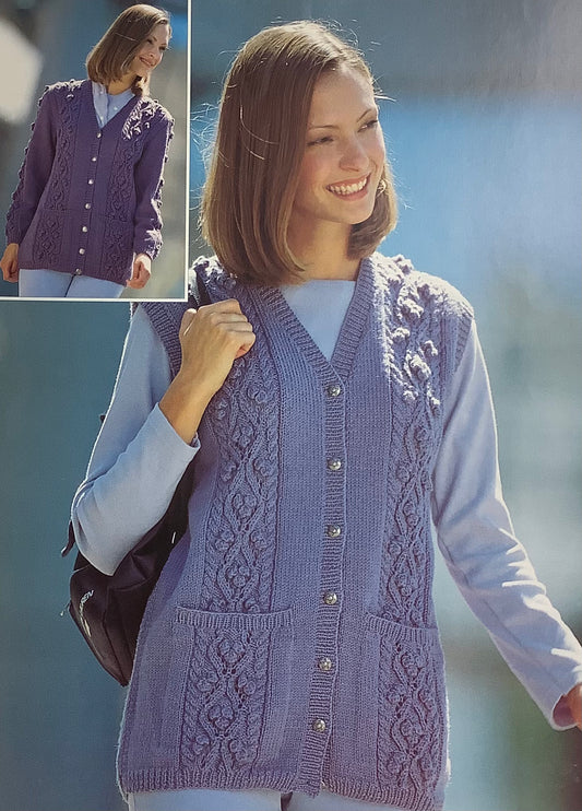 Sirdar - Cardigan and Waistcoat Knit Pattern