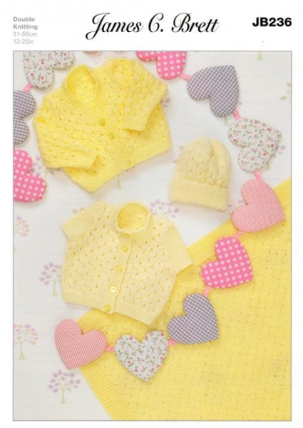 James C Brett - Tiny Tot Knitwear Pattern Leaflets