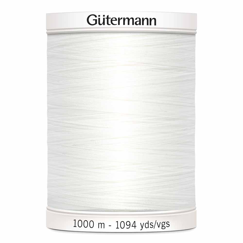 Gütermann-Polyester Sew-All Thread-1000m/1094y-White #20