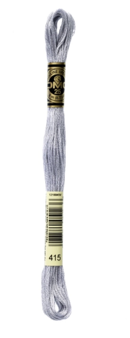 DMC-Six Strand Embroidery Floss-415-8m/8.7y #415