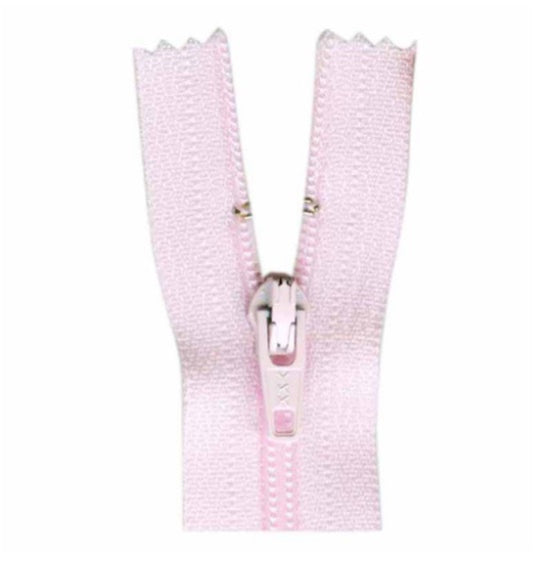 Costumakers-Closed End General Purpose Light Weight-Baby Pink-Zipper (35cm)