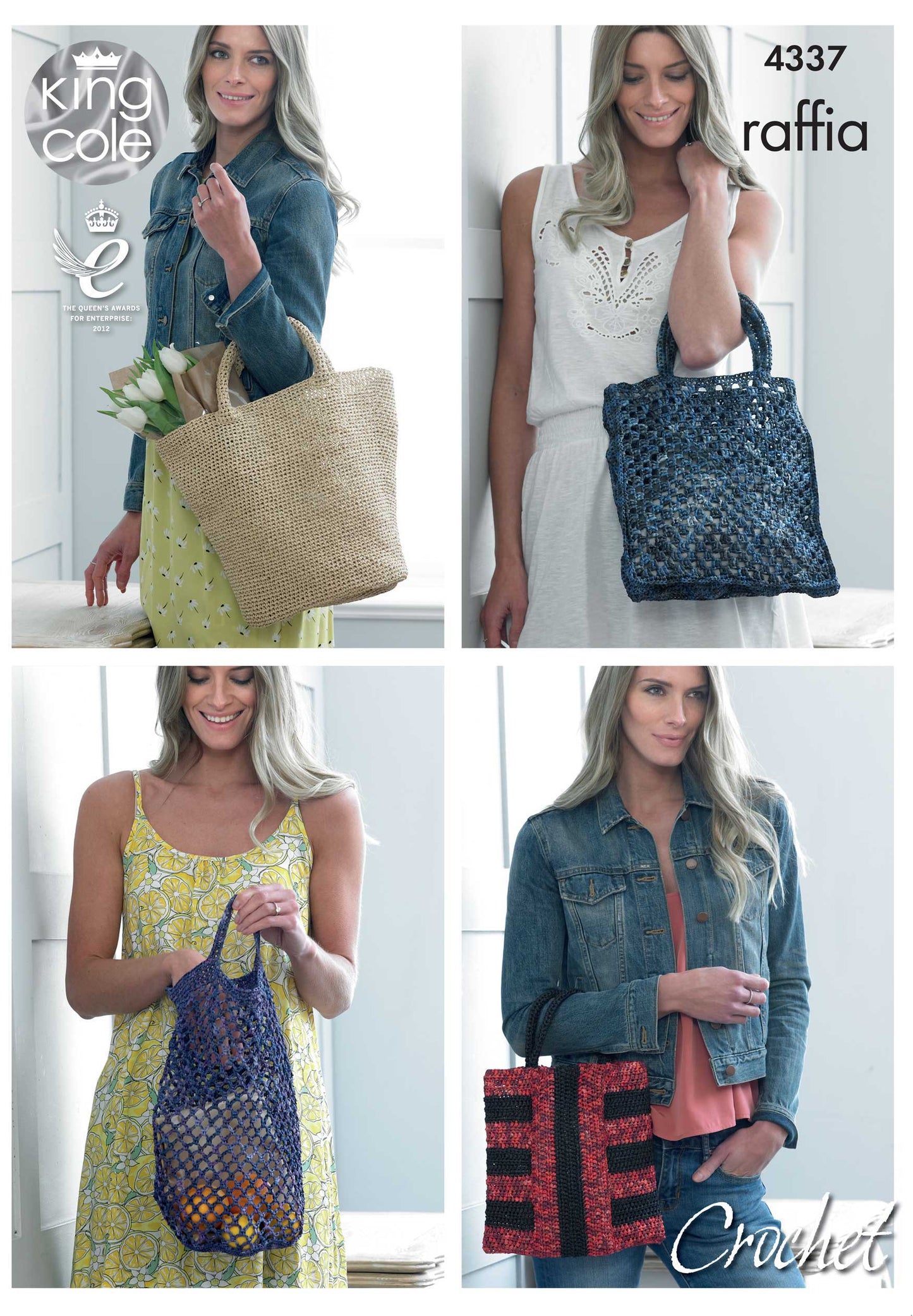 King Cole - Raffia Crochet Pattern Leaflets