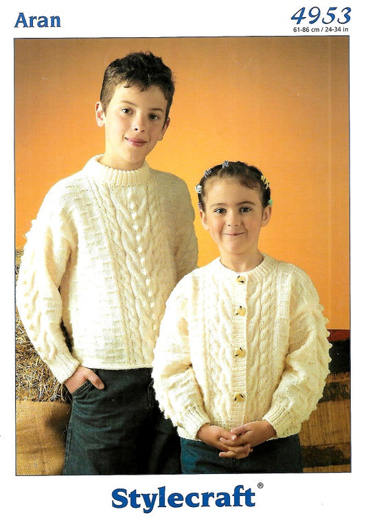 Stylecraft - Sweater and Cardigan Knit Pattern
