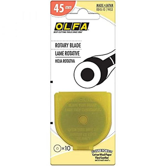 Olfa-Rotary Blade-45mm-(10 Pack) #9453