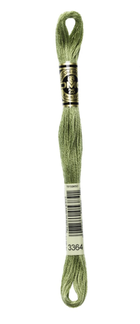 DMC-Six Strand Embroidery Floss-3364-8m/8.7y #3364