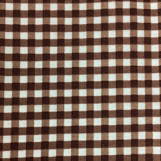 Riley Blake Designs-Small Gingham #C440-90-BROWN