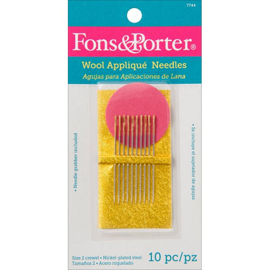 Fons & Porter-Wool Appliqué Needles-10 pc