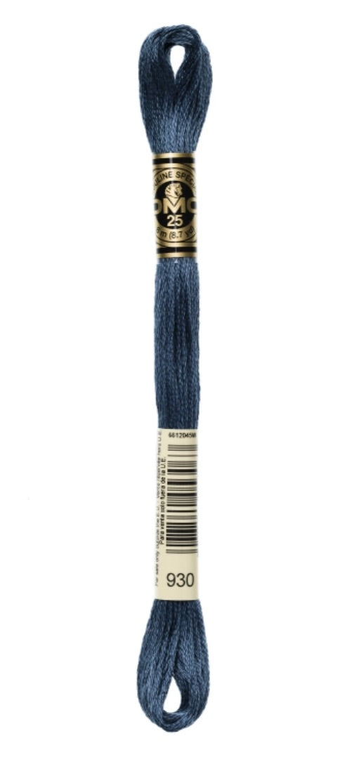 DMC-Six Strand Embroidery Floss-930-8m/8.7y