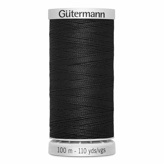 Gütermann-Polyester Extra Strong Thread-100m/110y-Black #000