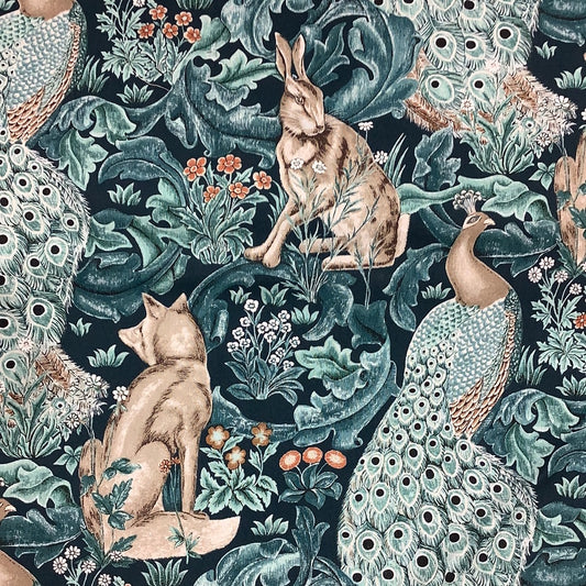 Free Spirit-William Morris-Forest-Teal